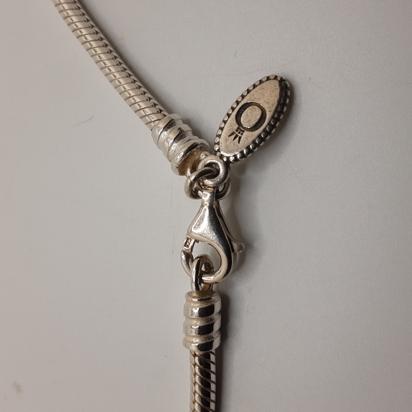 Authentic Pandora Snake Chain Necklace - Excellent Used Condition - Picture 6 of 7